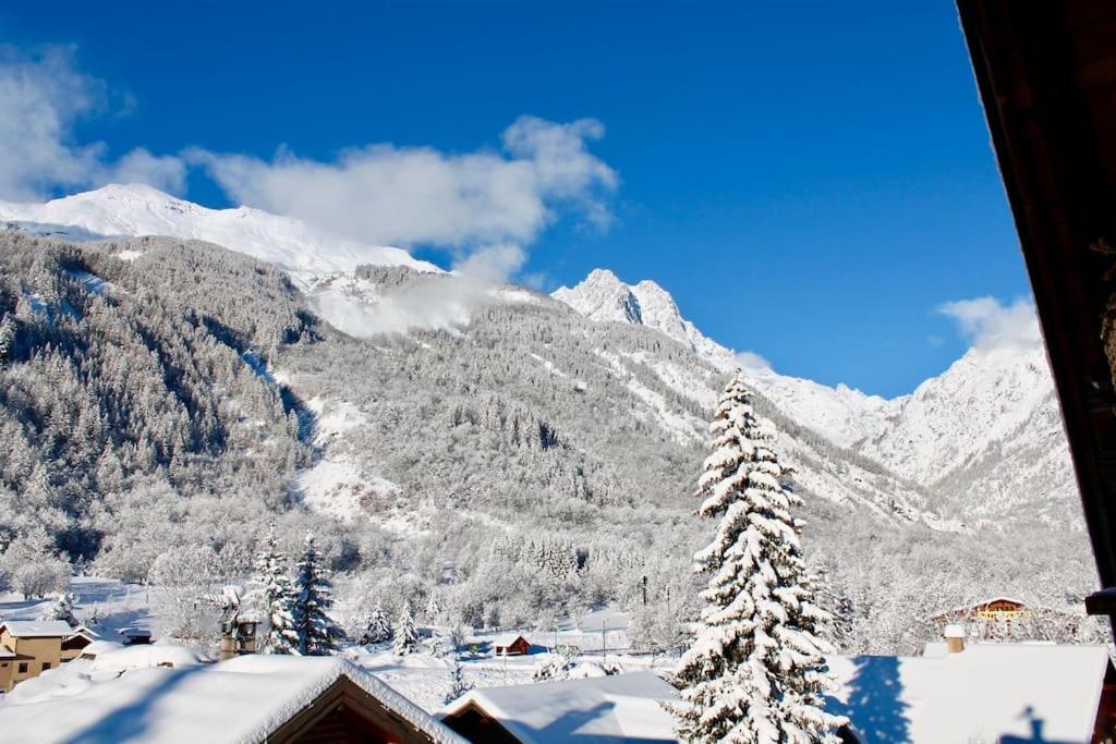 Bel Appartement - Parc National Des Ecrins Pelvoux Buitenkant foto